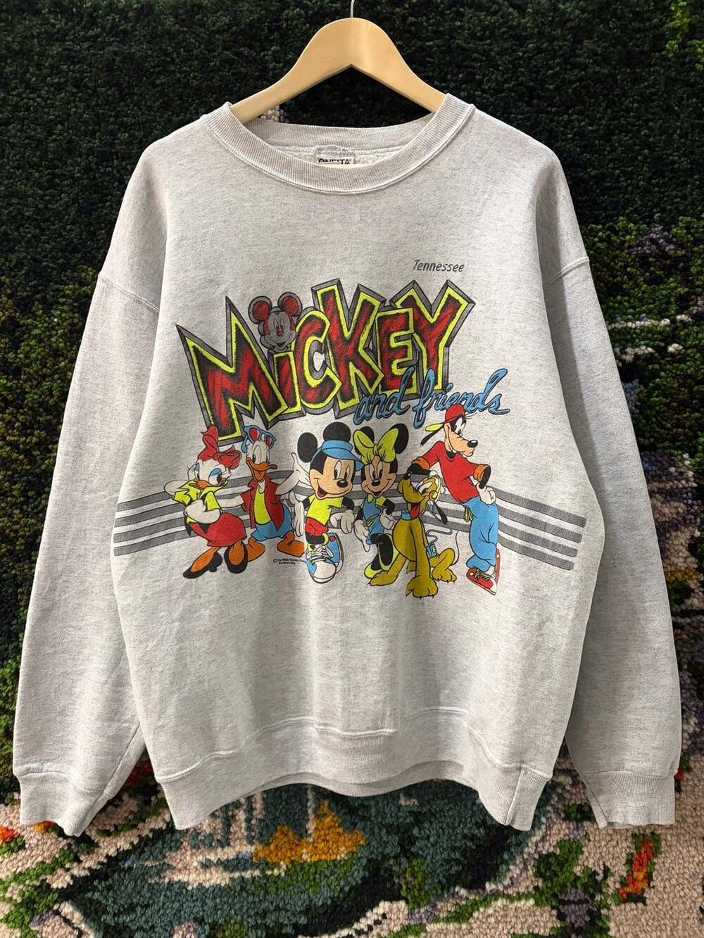 Vintage 90s Disney Mickey and Friends Tennessee Crewneck Sweatshirt
